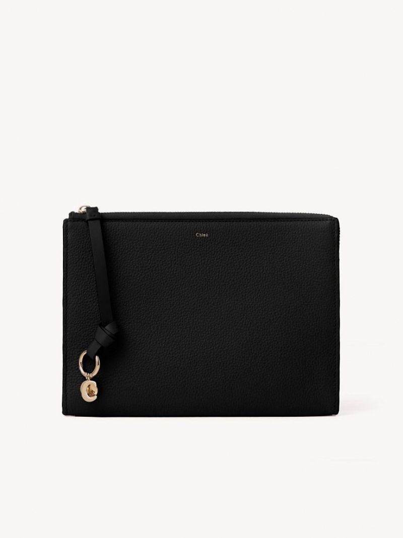Bolso Pequeño Chloe Alphabet Negros | CHE-SR14324