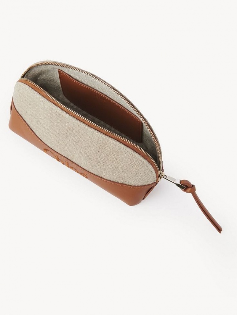 Bolso Pequeño Chloe Sense Makeup Marrom | CHE-SR14325