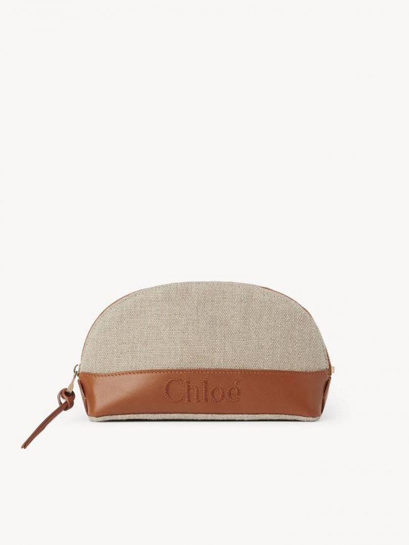 Bolso Pequeño Chloe Sense Makeup Marrom | CHE-SR14325