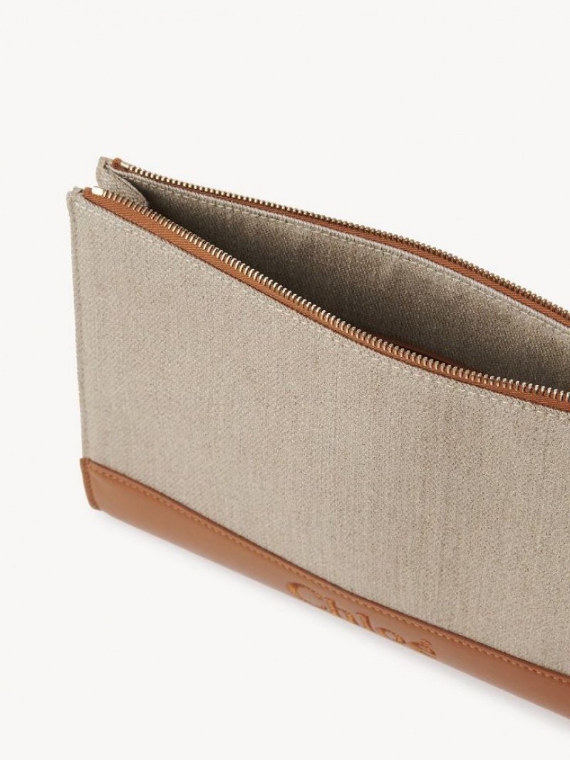 Bolso Pequeño Chloe Sense Zippered Marrom | CHE-SR14329