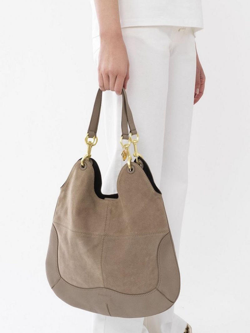Bolso Tote Chloe Hana Grises | CHE-SR14712