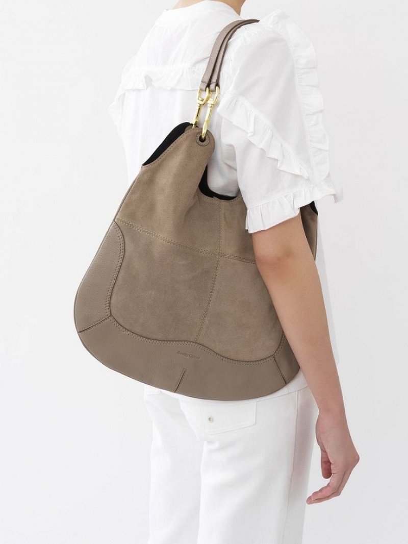 Bolso Tote Chloe Hana Grises | CHE-SR14712