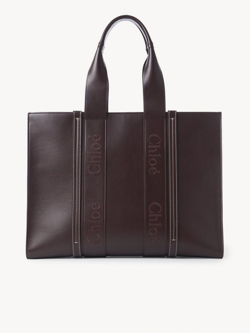 Bolso Tote Chloe Large Woody Azules | CHE-SR13347