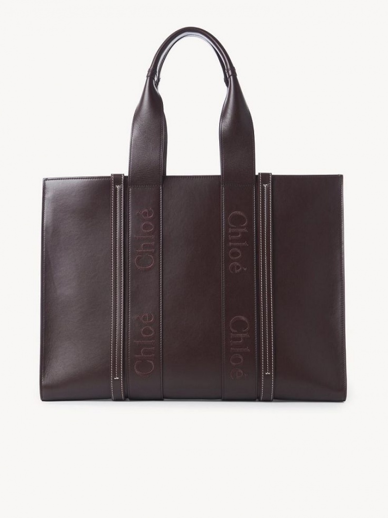 Bolso Tote Chloe Large Woody Azules | CHE-SR13347