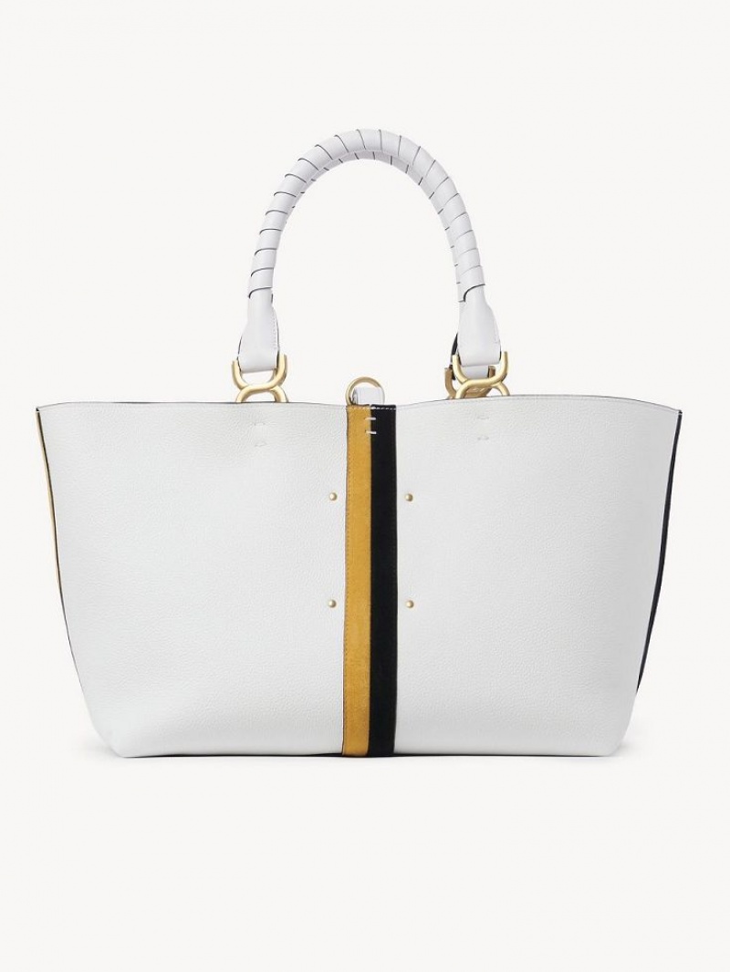 Bolso Tote Chloe Marcie Small Multicolor Blancos | CHE-SR13303