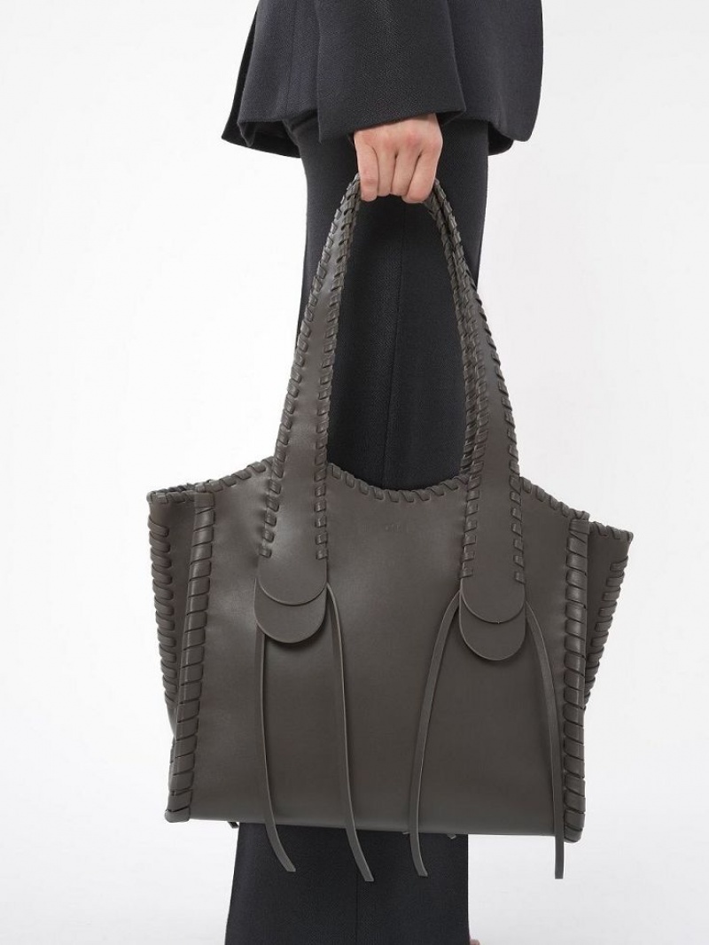 Bolso Tote Chloe Medium Mony Grises | CHE-SR13399
