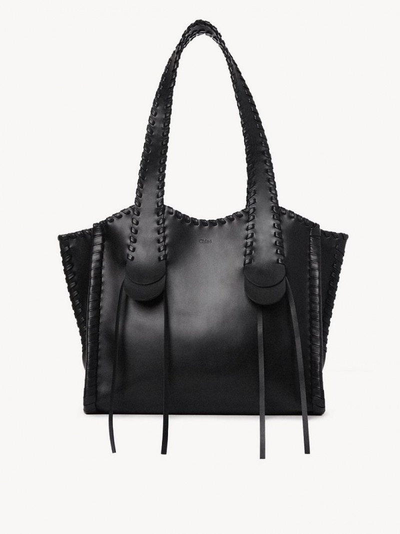 Bolso Tote Chloe Medium Mony Negros | CHE-SR13378