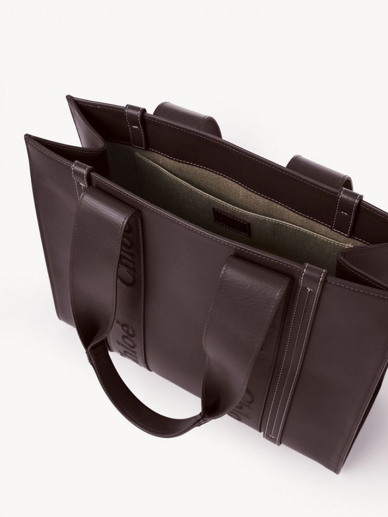 Bolso Tote Chloe Medium Woody Azules | CHE-SR13394