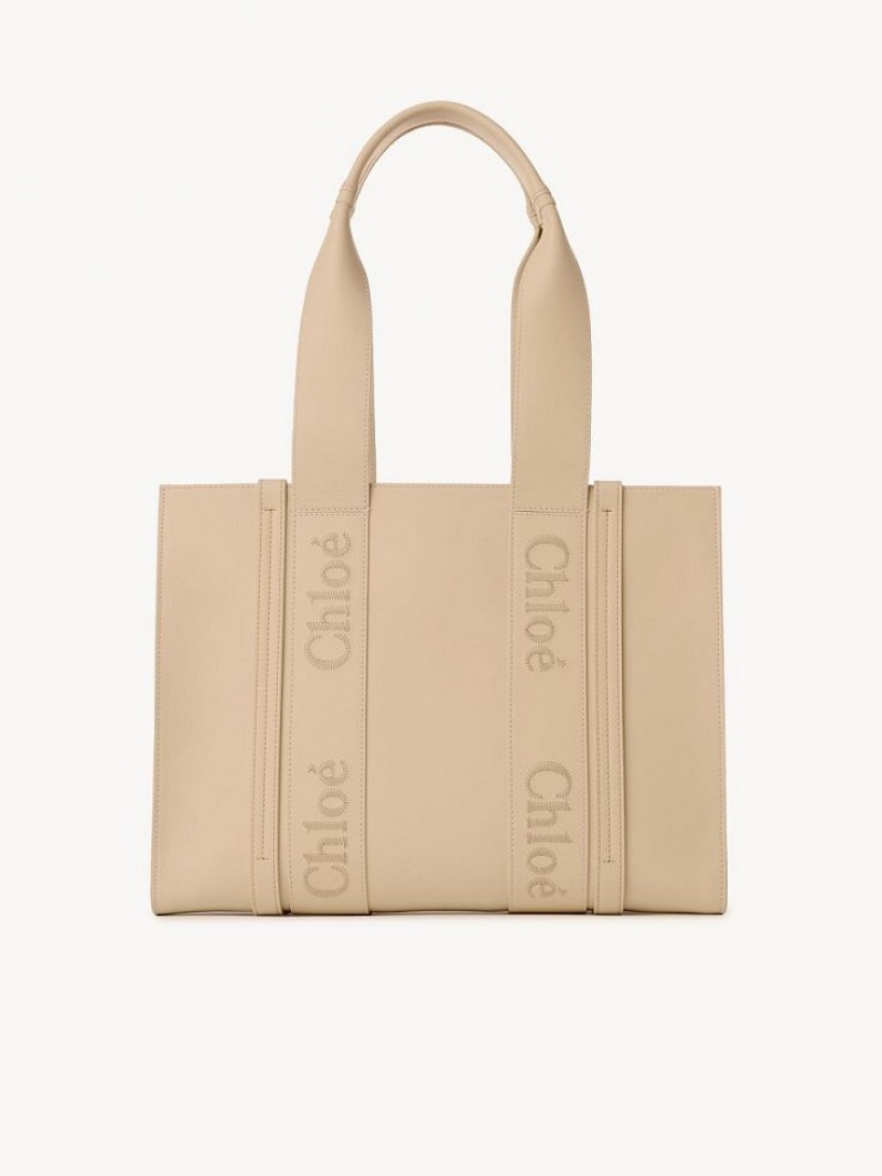 Bolso Tote Chloe Medium Woody Rosas | CHE-SR13355