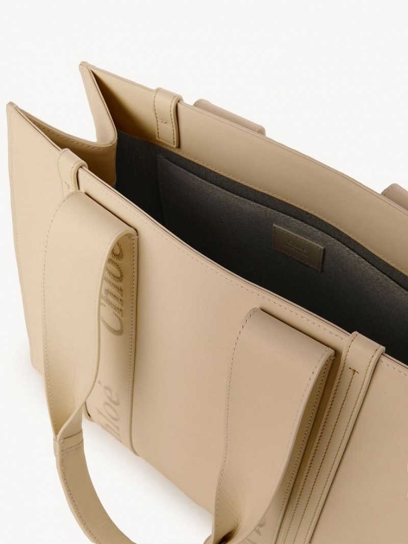 Bolso Tote Chloe Medium Woody Rosas | CHE-SR13355