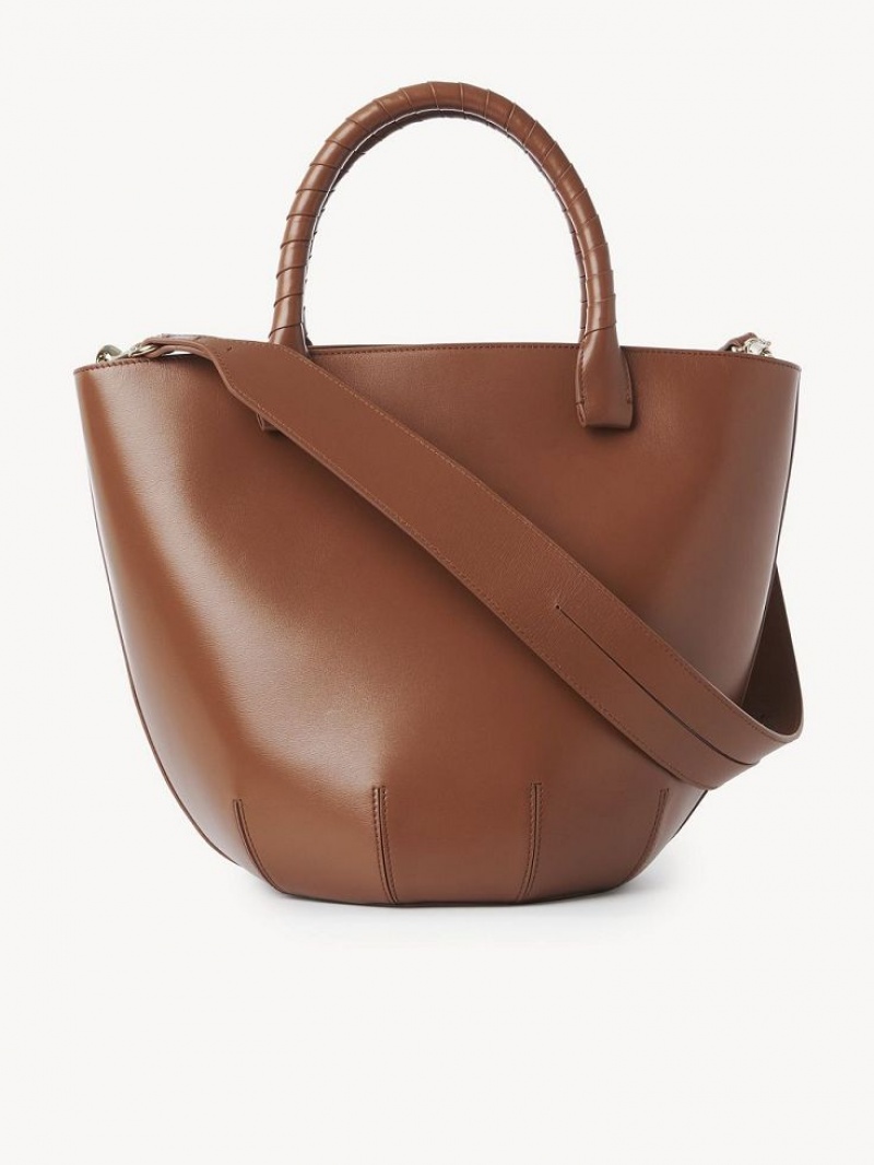 Bolso Tote Chloe Sabia Hamper Marrom | CHE-SR13370