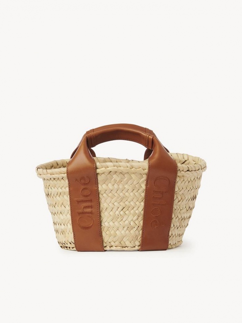Bolso Tote Chloe Sense Small Basket Marrom | CHE-SR13320