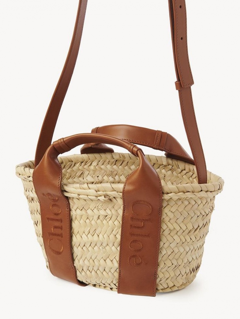 Bolso Tote Chloe Sense Small Basket Marrom | CHE-SR13320
