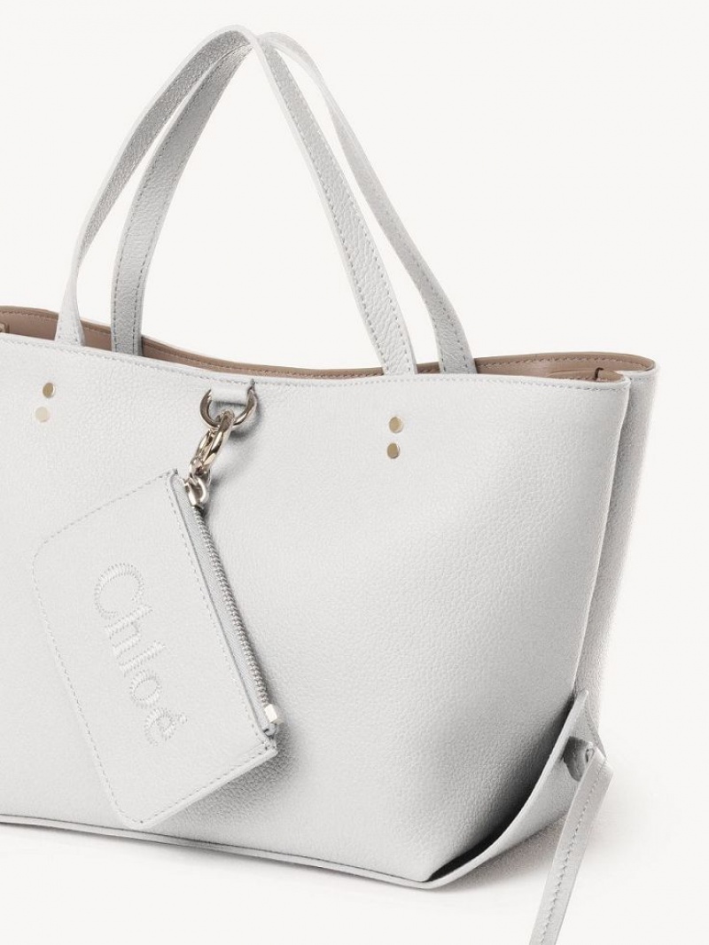 Bolso Tote Chloe Sense Small East-west Blancos | CHE-SR13328
