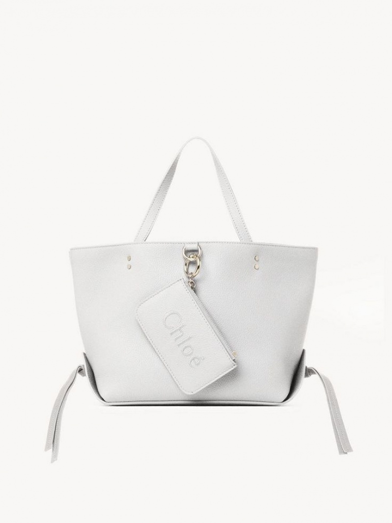 Bolso Tote Chloe Sense Small East-west Blancos | CHE-SR13328