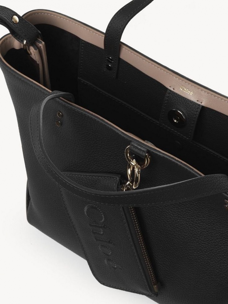 Bolso Tote Chloe Sense Small East-west Negros | CHE-SR13357
