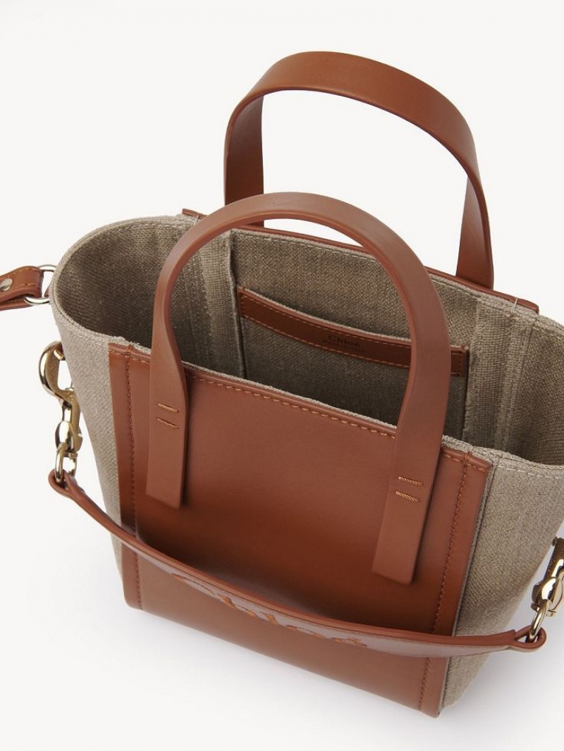 Bolso Tote Chloe Sense Small Marrom | CHE-SR13285