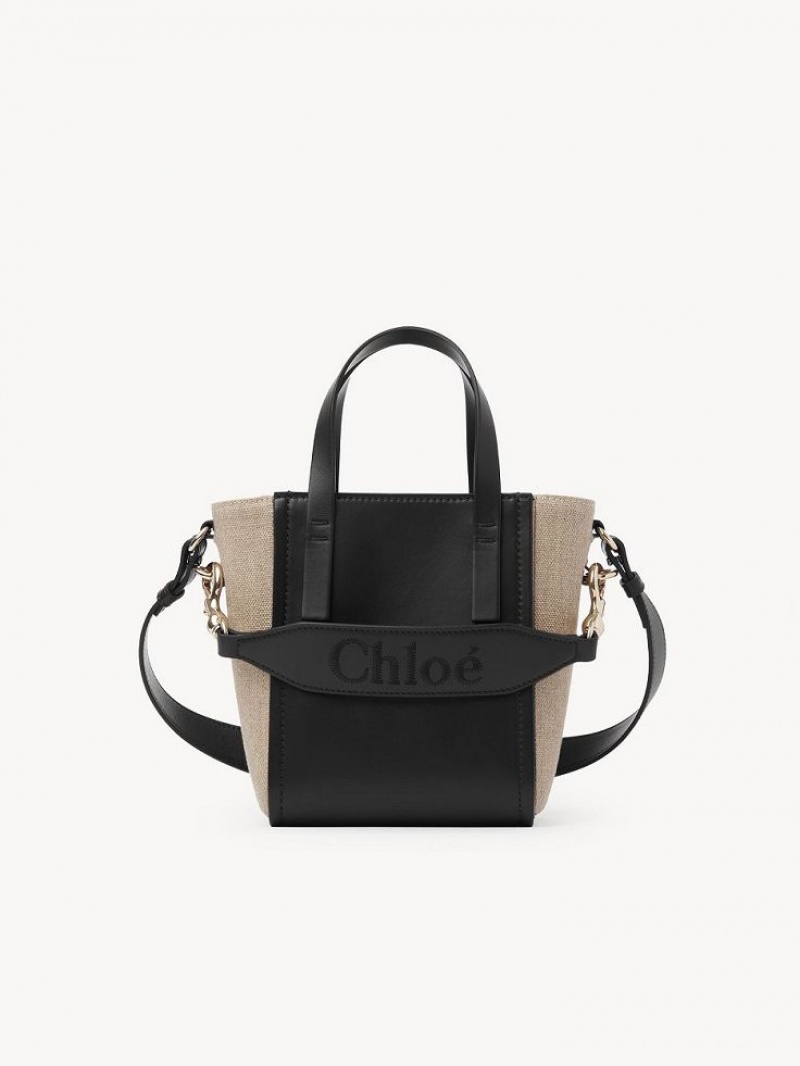 Bolso Tote Chloe Sense Small Negros | CHE-SR13286