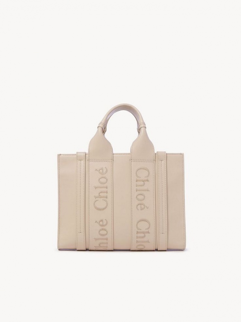 Bolso Tote Chloe Small Woody Rosas | CHE-SR13374