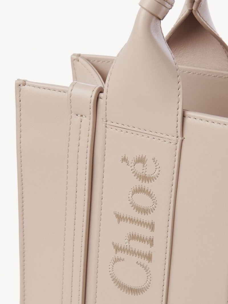 Bolso Tote Chloe Small Woody Rosas | CHE-SR13374