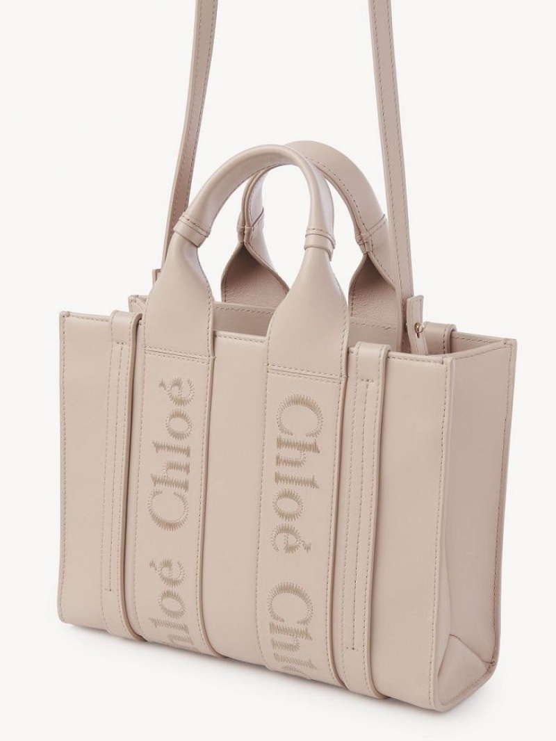 Bolso Tote Chloe Small Woody Rosas | CHE-SR13374