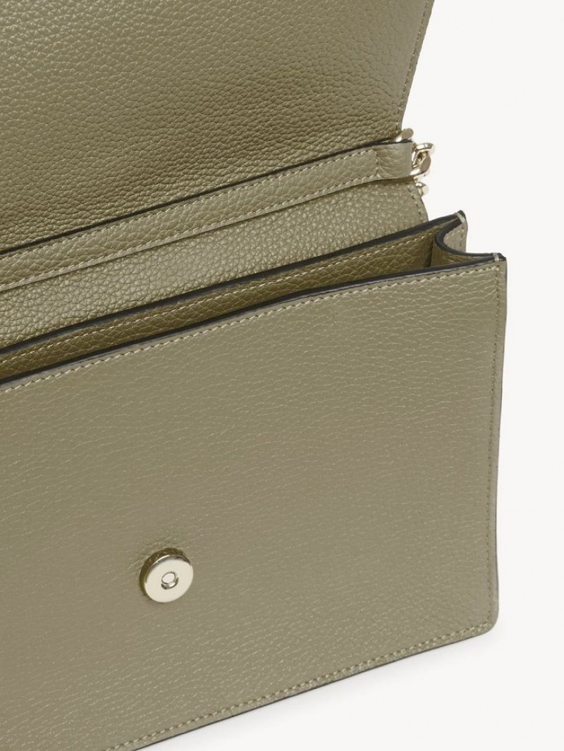 Bolsos Cruzados Chloe Alphabet Clutch Verdes | CHE-SR13481