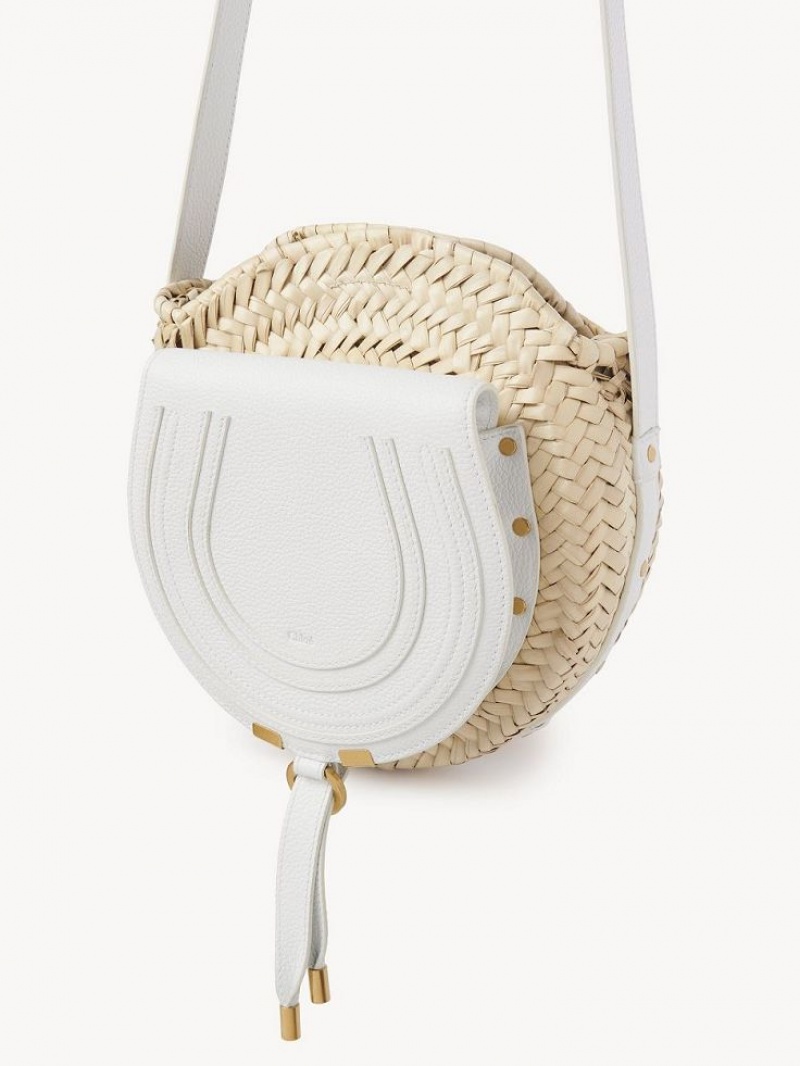 Bolsos Cruzados Chloe Marcie Basket Blancos | CHE-SR13572