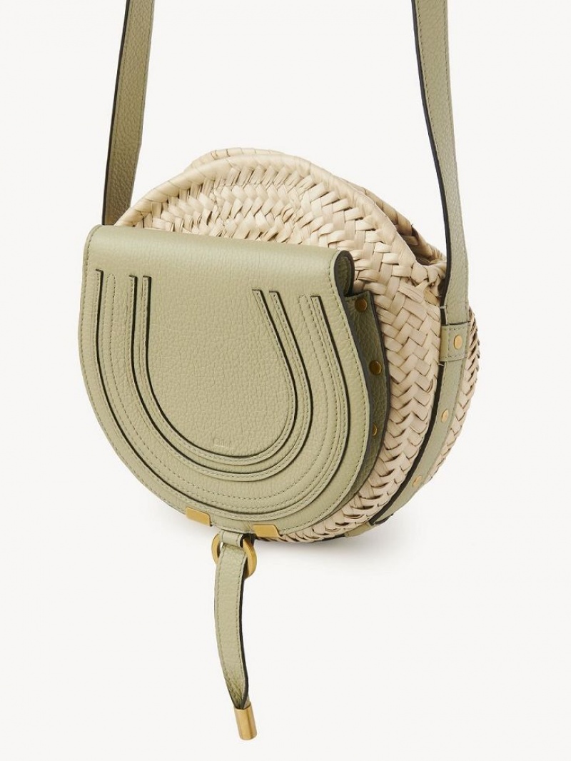 Bolsos Cruzados Chloe Marcie Basket Verdes | CHE-SR13486