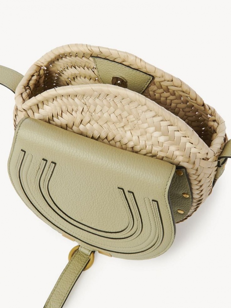 Bolsos Cruzados Chloe Marcie Basket Verdes | CHE-SR13486