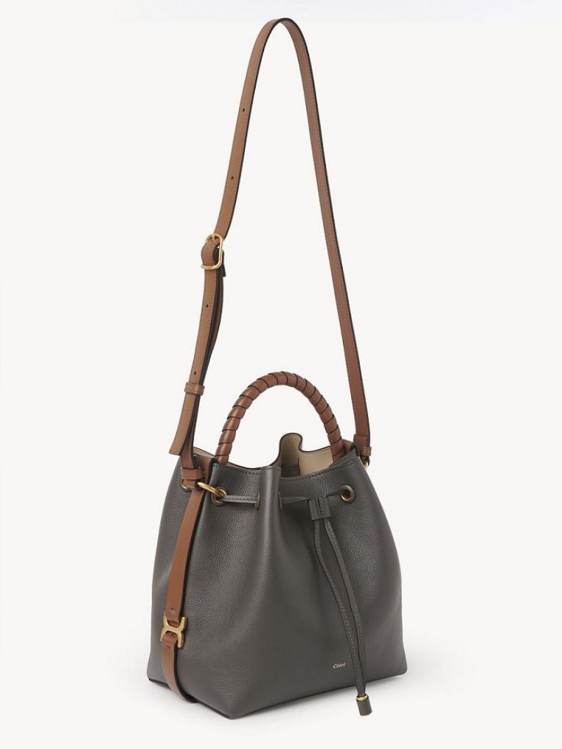 Bolsos Cruzados Chloe Marcie Bucket Grises | CHE-SR13460