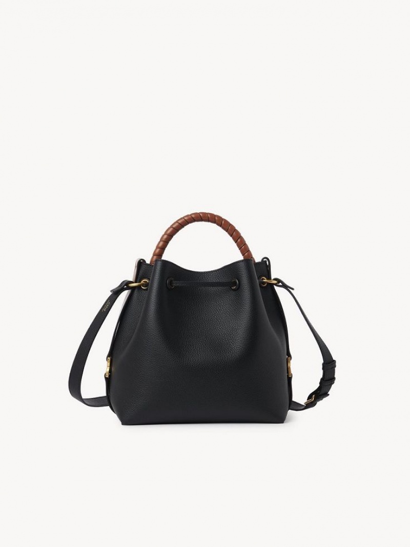 Bolsos Cruzados Chloe Marcie Bucket Negros | CHE-SR13590