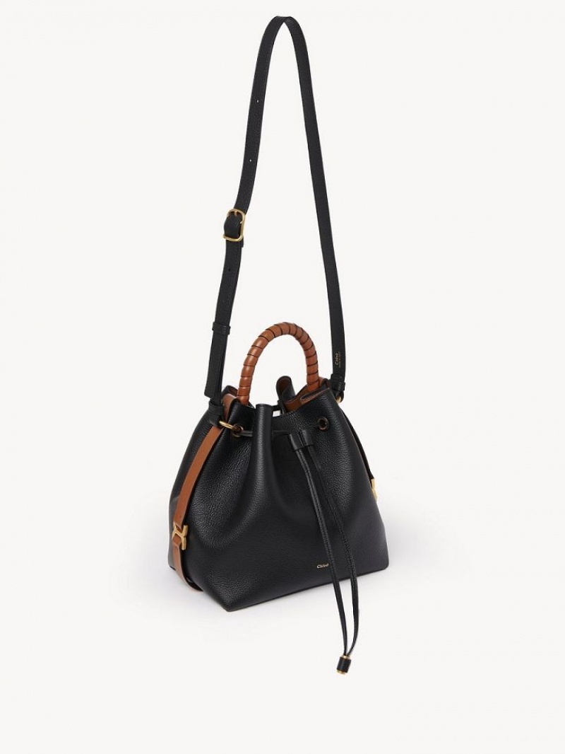 Bolsos Cruzados Chloe Marcie Bucket Negros | CHE-SR13590