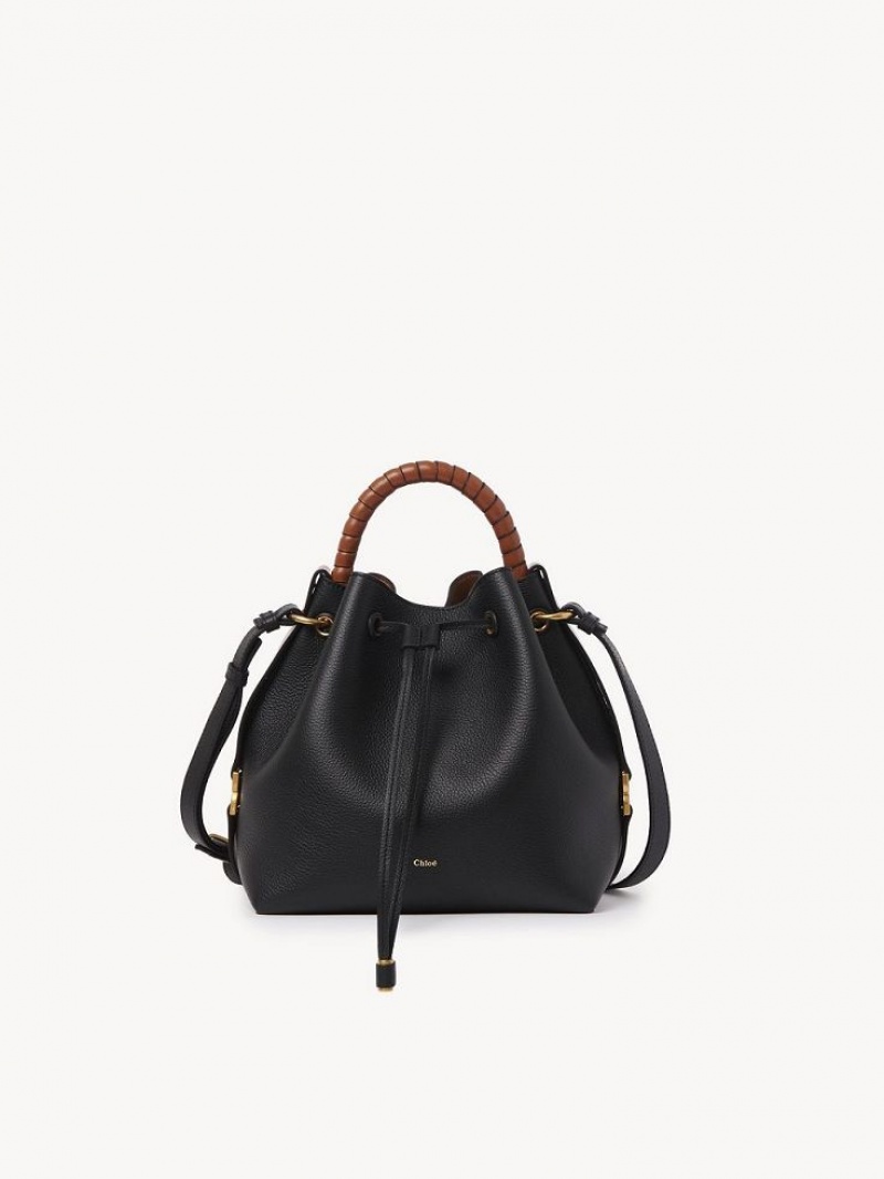 Bolsos Cruzados Chloe Marcie Bucket Negros | CHE-SR13590