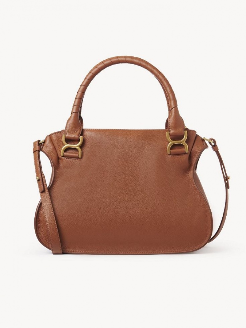 Bolsos Cruzados Chloe Marcie Double Carry Marrom | CHE-SR13472