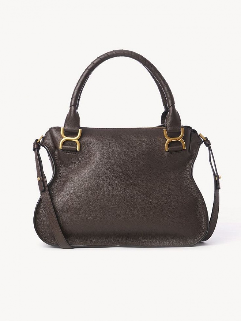 Bolsos Cruzados Chloe Marcie Double Carry Marrom | CHE-SR13493
