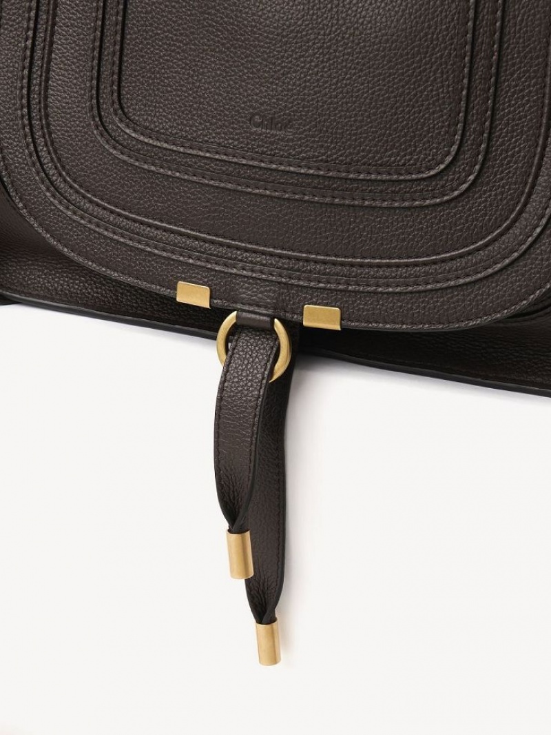 Bolsos Cruzados Chloe Marcie Double Carry Marrom | CHE-SR13493