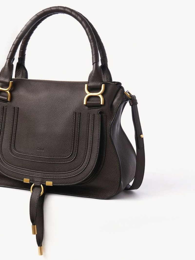 Bolsos Cruzados Chloe Marcie Double Carry Marrom | CHE-SR13493