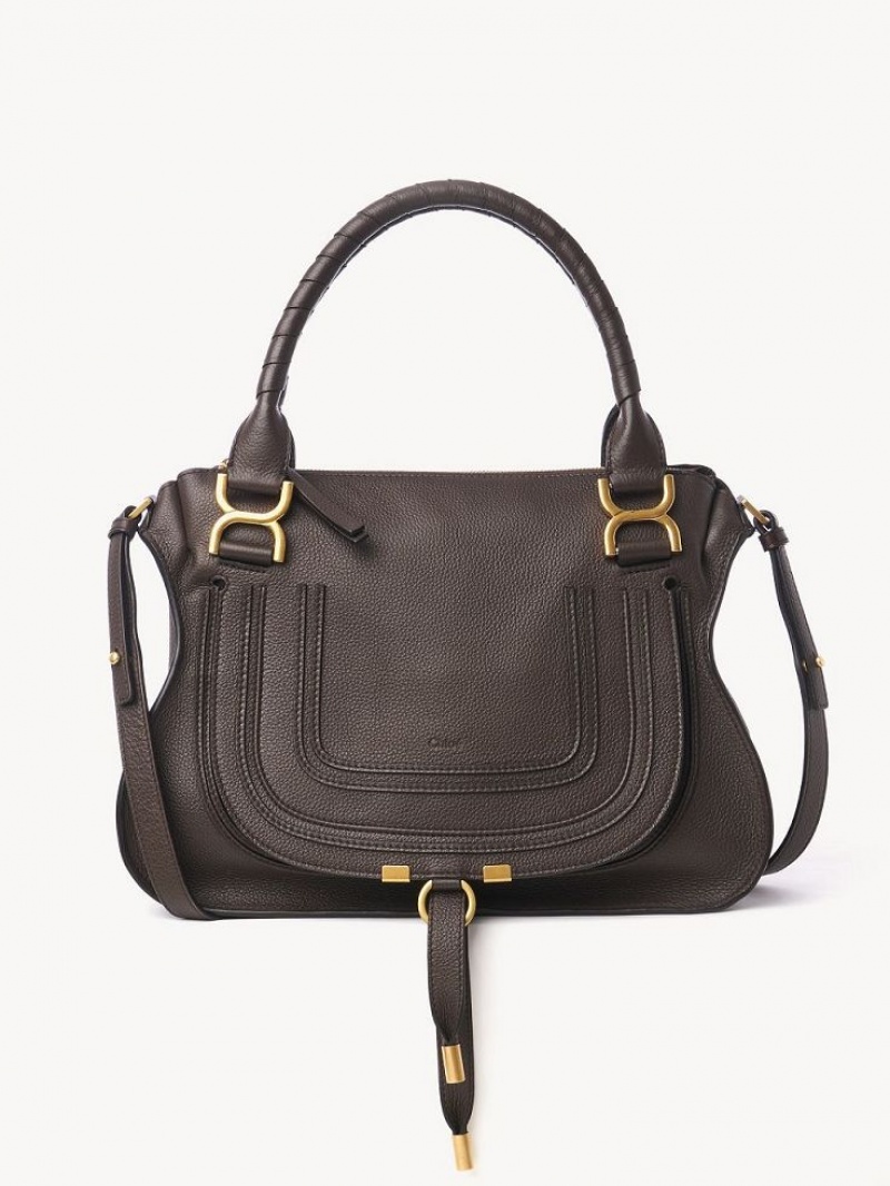 Bolsos Cruzados Chloe Marcie Double Carry Marrom | CHE-SR13493