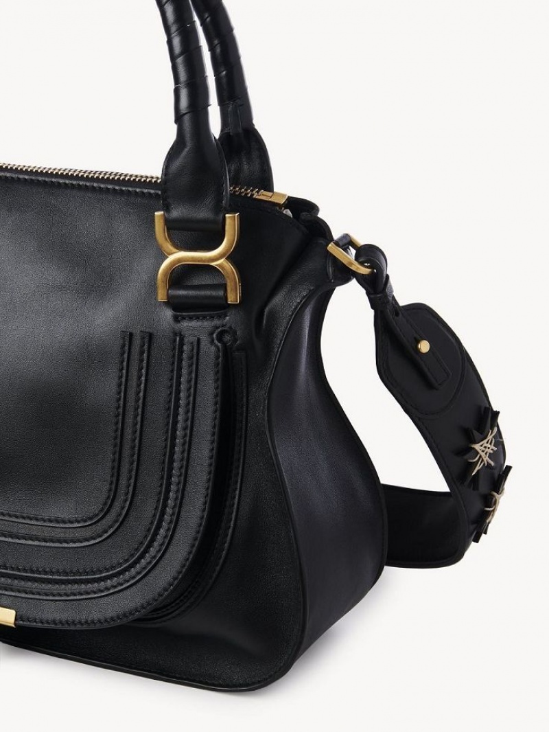 Bolsos Cruzados Chloe Marcie Double Carry Negros | CHE-SR13499