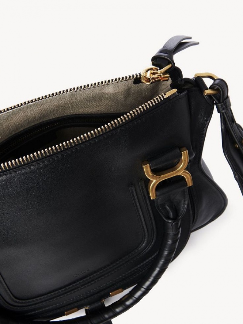 Bolsos Cruzados Chloe Marcie Double Carry Negros | CHE-SR13499