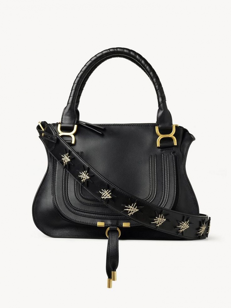 Bolsos Cruzados Chloe Marcie Double Carry Negros | CHE-SR13499