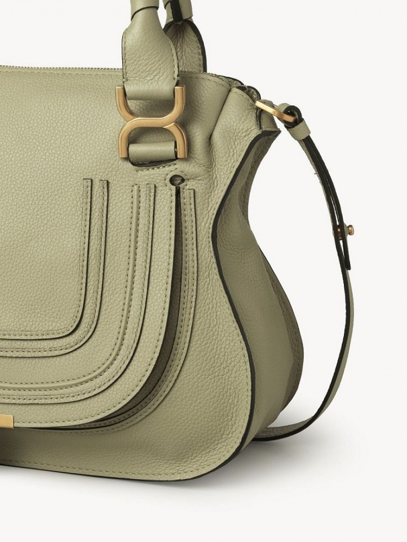 Bolsos Cruzados Chloe Marcie Double Carry Verdes | CHE-SR13538