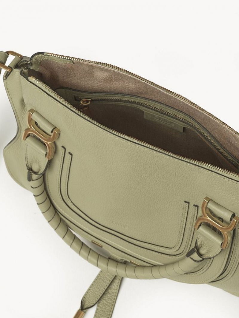 Bolsos Cruzados Chloe Marcie Double Carry Verdes | CHE-SR13538
