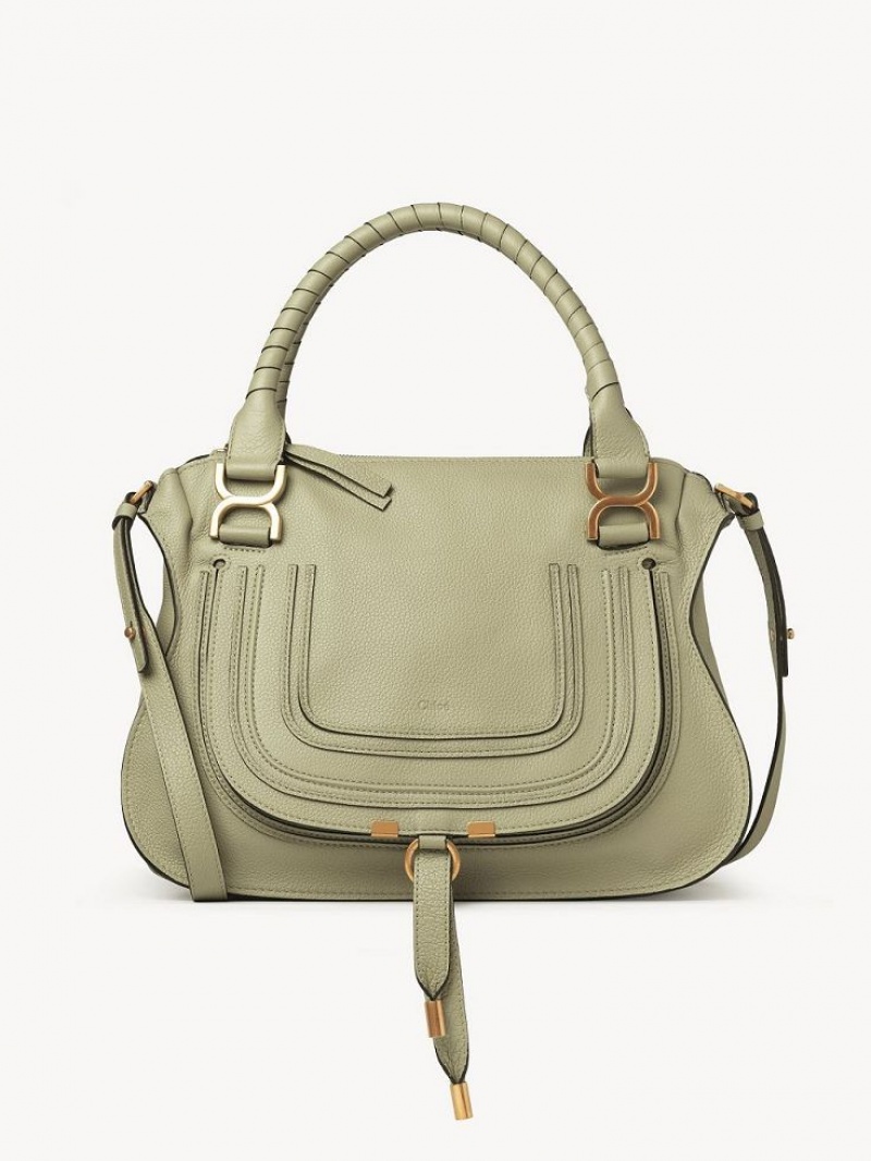 Bolsos Cruzados Chloe Marcie Double Carry Verdes | CHE-SR13538