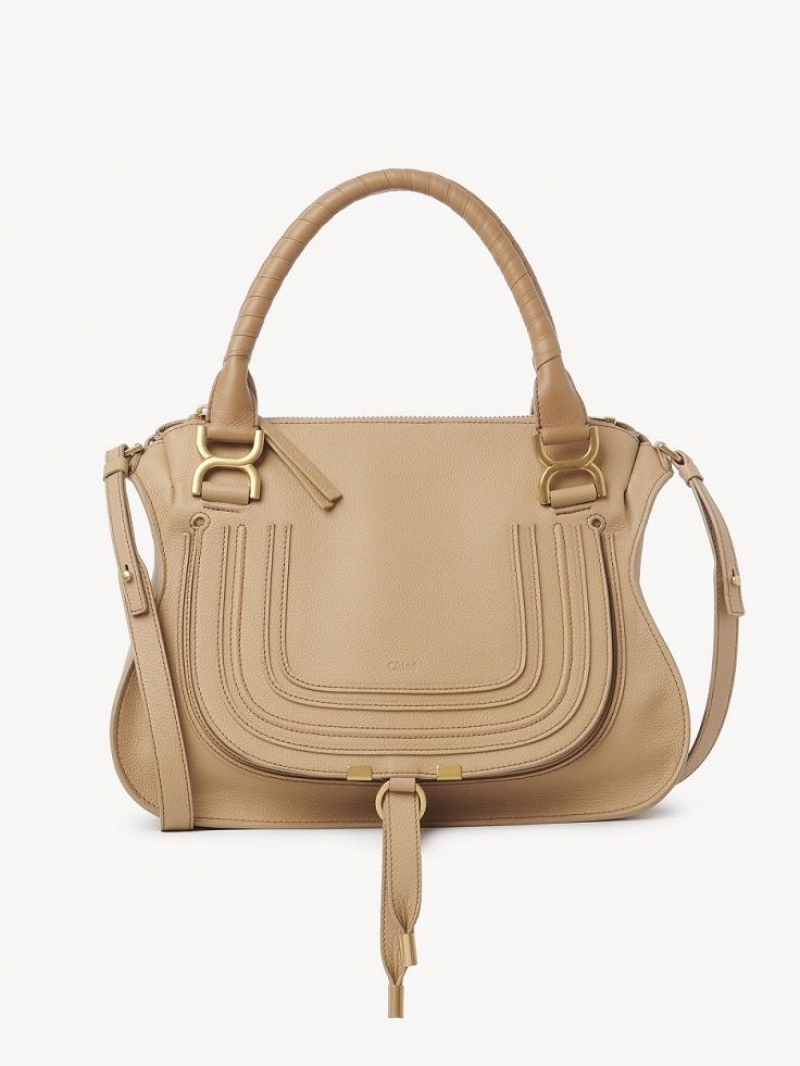 Bolsos Cruzados Chloe Marcie Double Carry Marrom | CHE-SR13583
