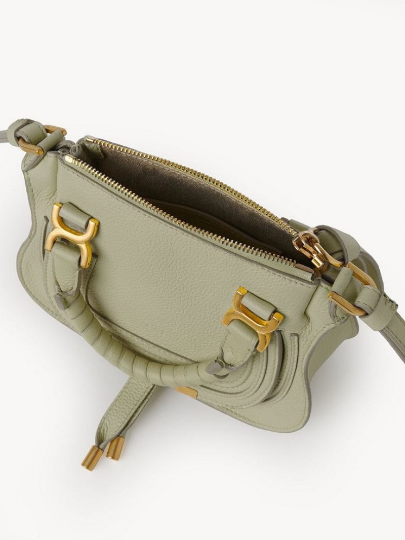 Bolsos Cruzados Chloe Marcie Mini Double Carry Verdes | CHE-SR13525