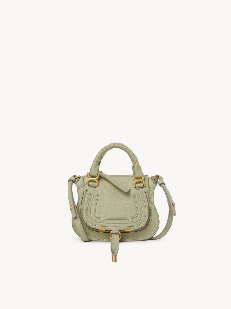 Bolsos Cruzados Chloe Marcie Mini Double Carry Verdes | CHE-SR13525