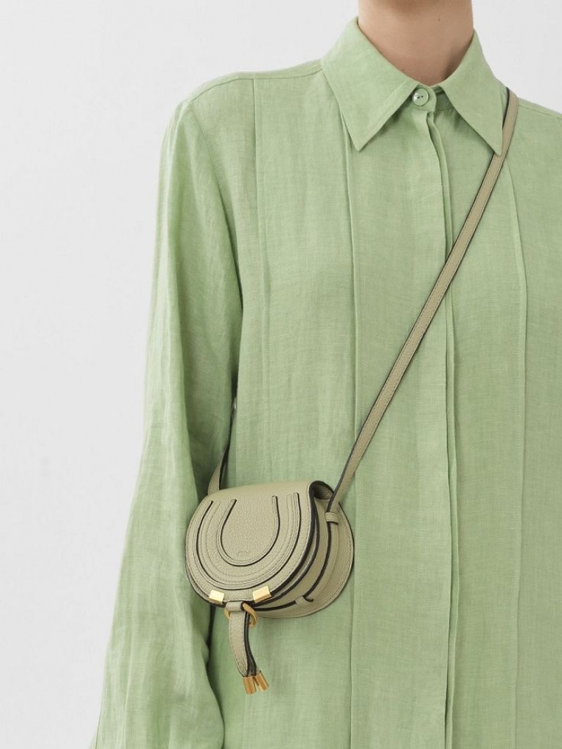 Bolsos Cruzados Chloe Marcie Nano Verdes | CHE-SR13485