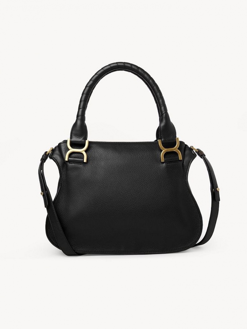 Bolsos Cruzados Chloe Marcie Small Double Carry Negros | CHE-SR13489