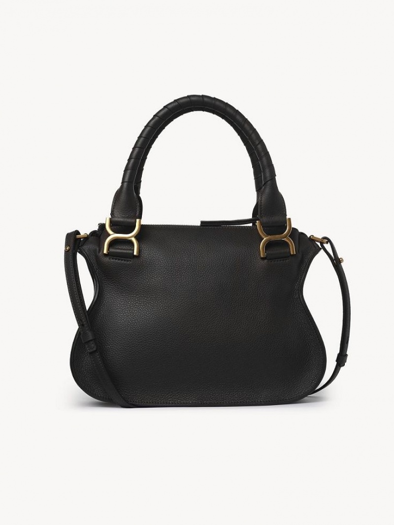 Bolsos Cruzados Chloe Marcie Small Double Carry Negros | CHE-SR13543